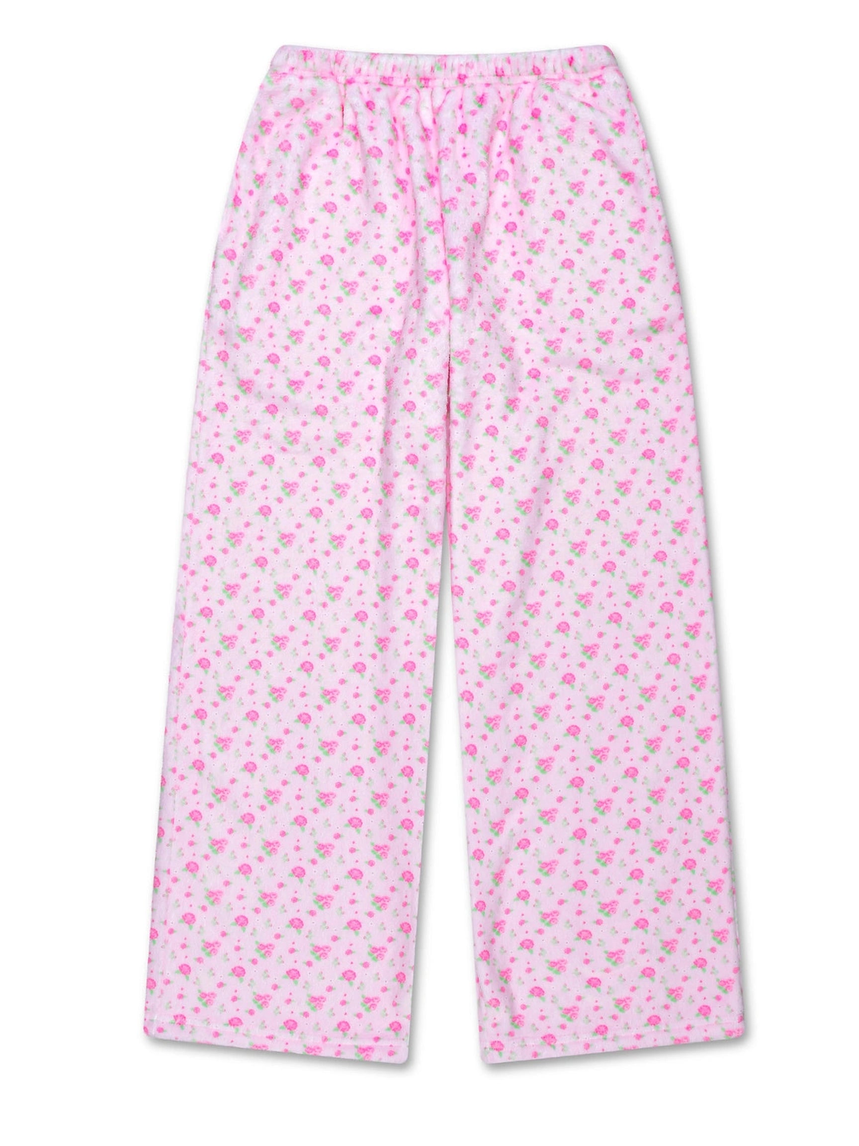 Pretty in Pink Plush Pants