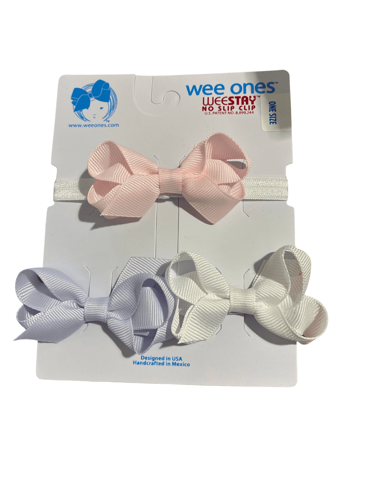 3-Pack Tiny Bows with Add-A-Bow Band