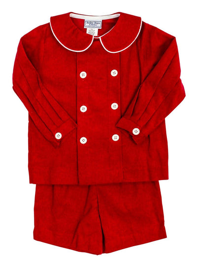 PRE-ORDER Red Cord Dressy Short Set