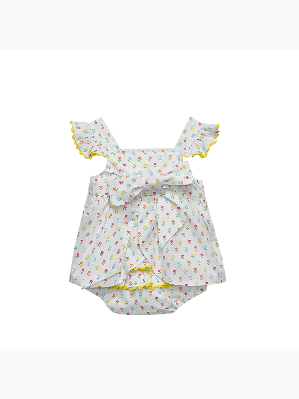 Yellow Flower Clementine Bloomer Set