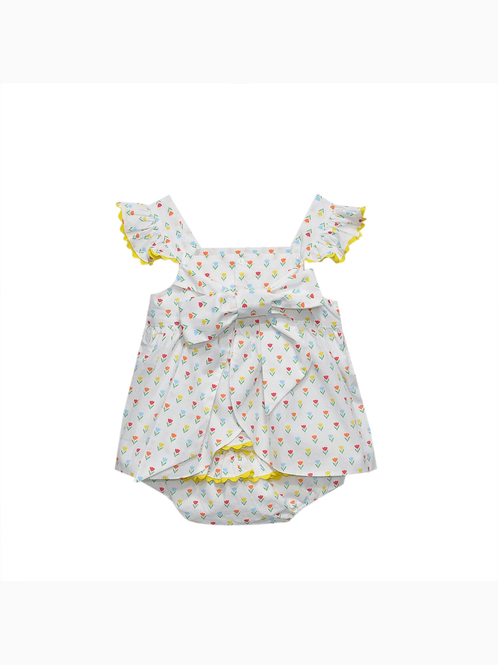 Yellow Flower Clementine Bloomer Set