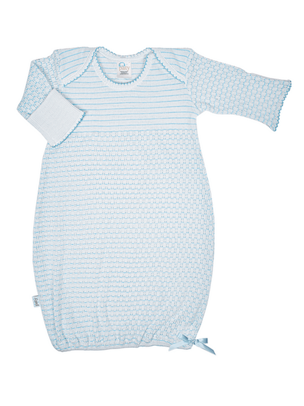 Paty Pinstripe Gown - Posh Tots Children's Boutique