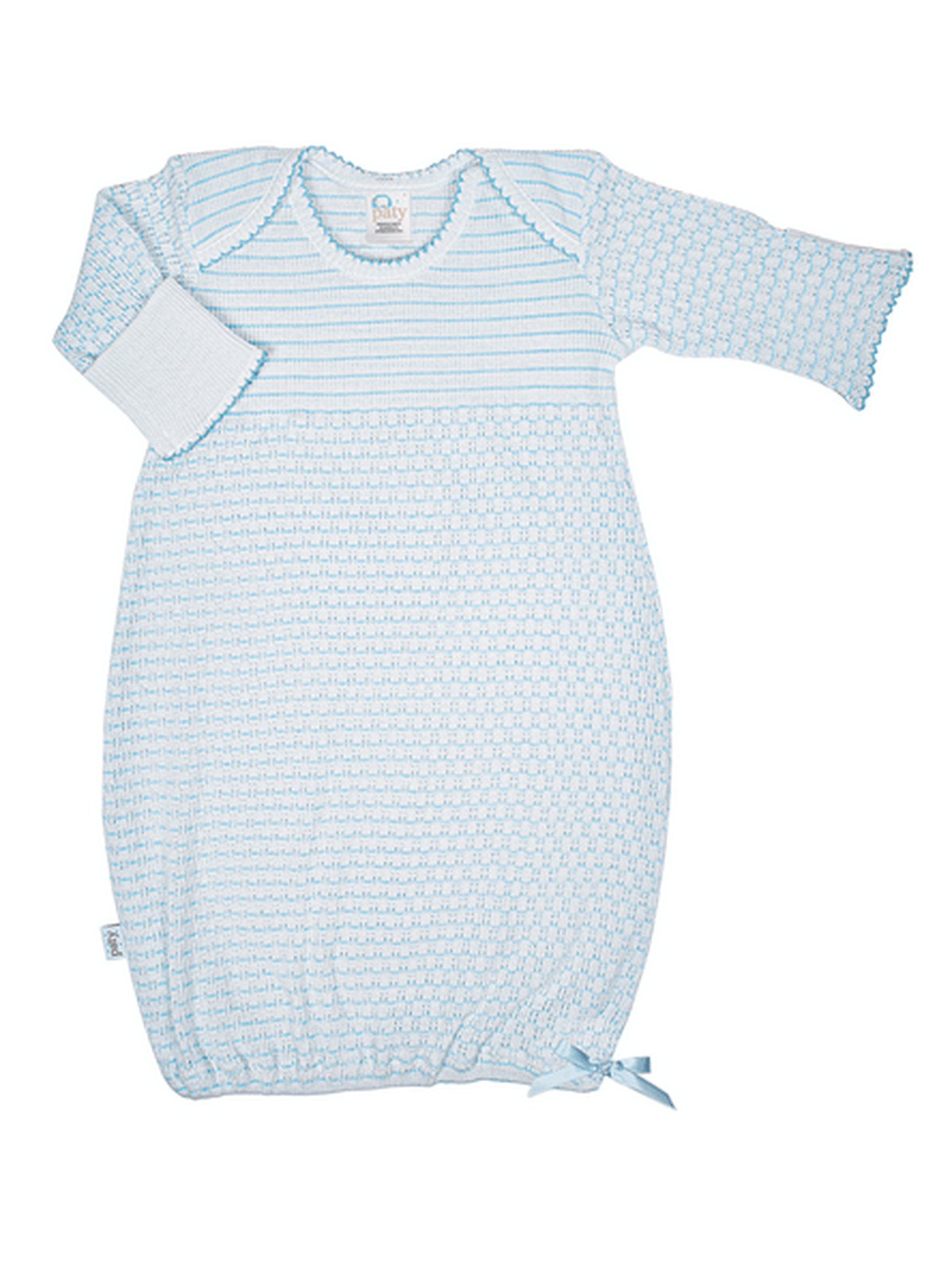 Paty Pinstripe Gown - Posh Tots Children's Boutique