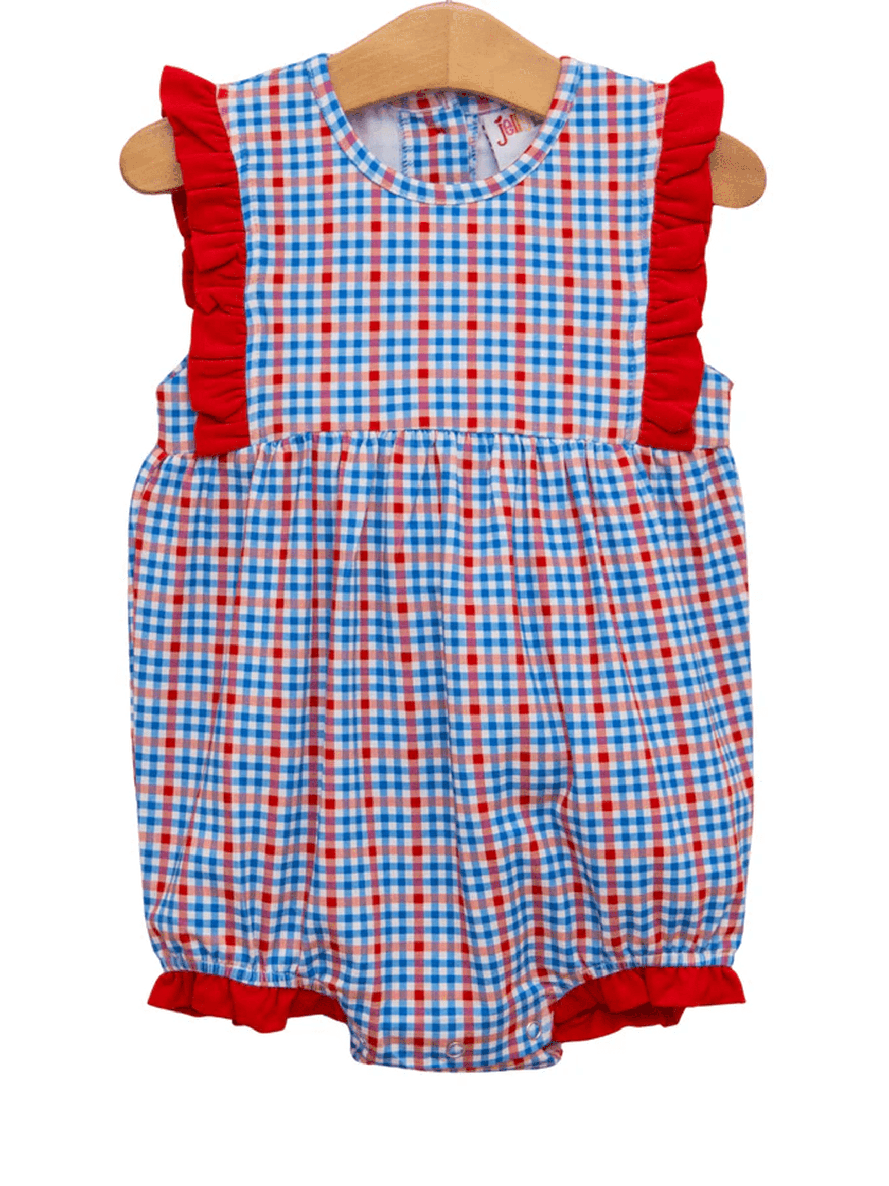 Patriotic Plaid Evie Bubble