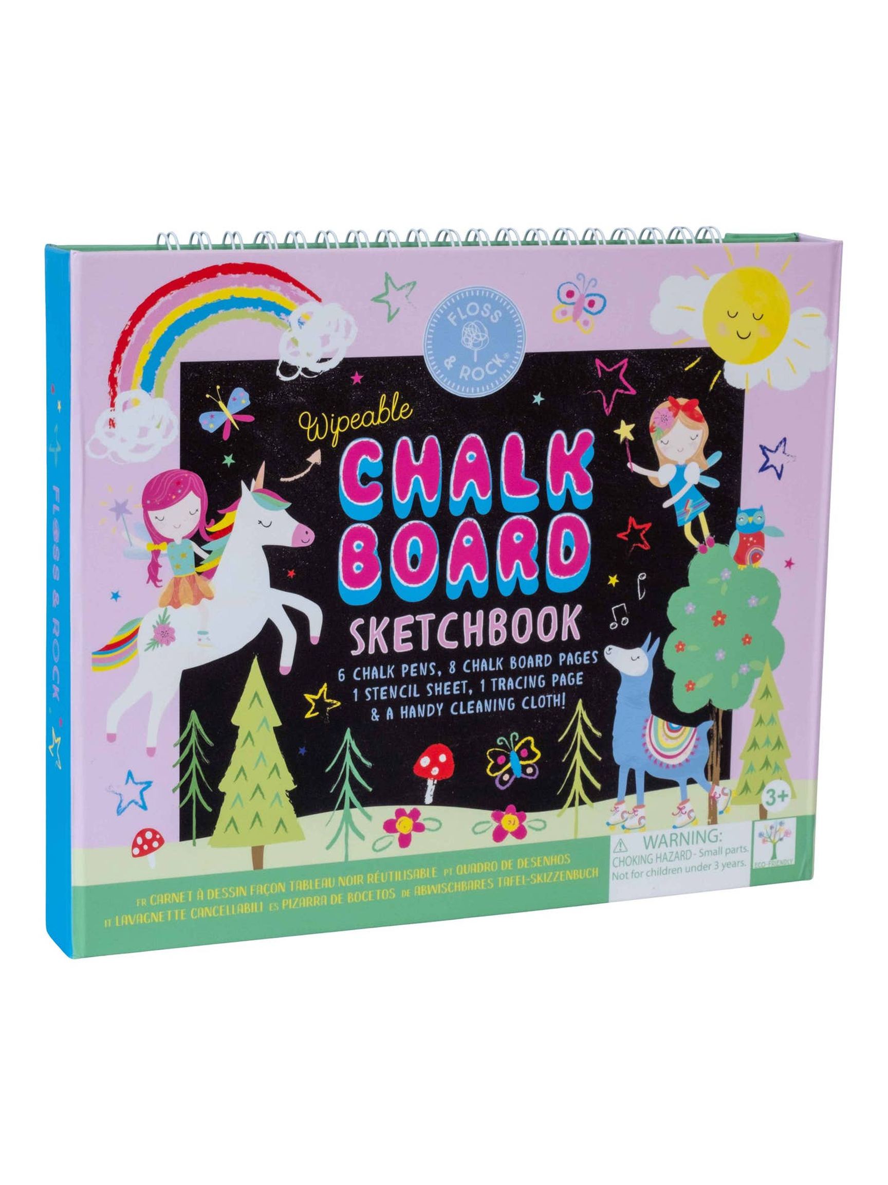Rainbow Fairy Chalkboard Sketchbook