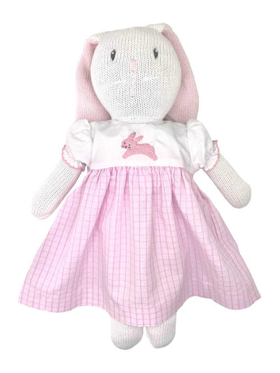 Leslie Knit Bunny w/Embroidered Dress