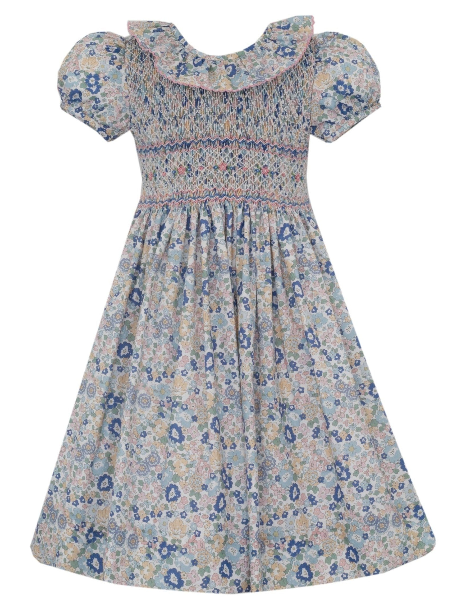 Alexandra Dress Pink Floral Roses Liberty Print / 10 Alexandra Dress Pink Floral Roses Liberty Print / 10