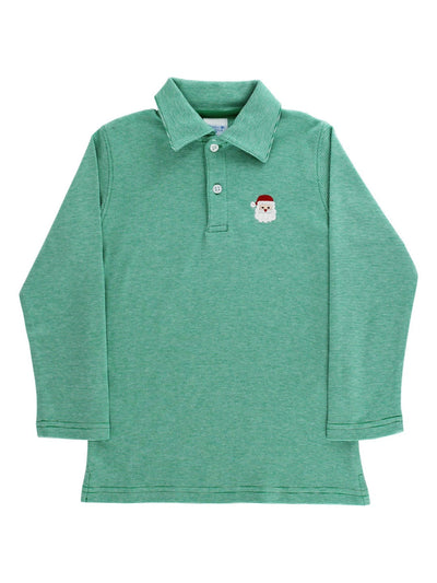 PRE-ORDER Embroidered Knit Polo - Santa