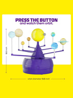 360Â° Orbiting Solar System for Kids, Paint & Build Model Kit
