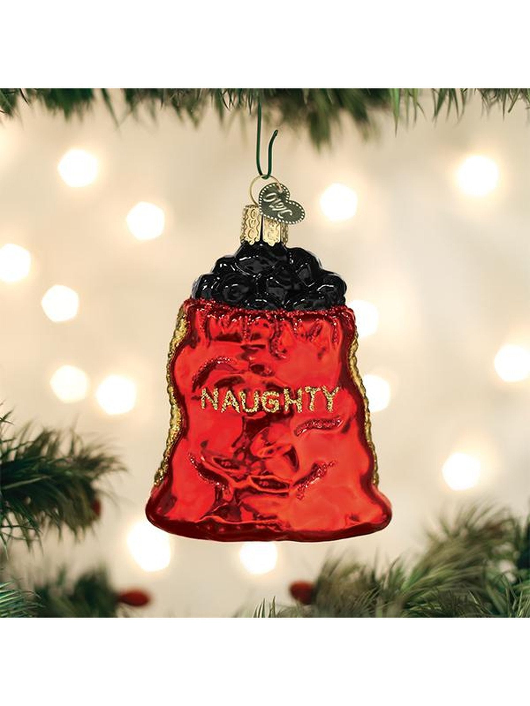 Bag of Coal Ornament