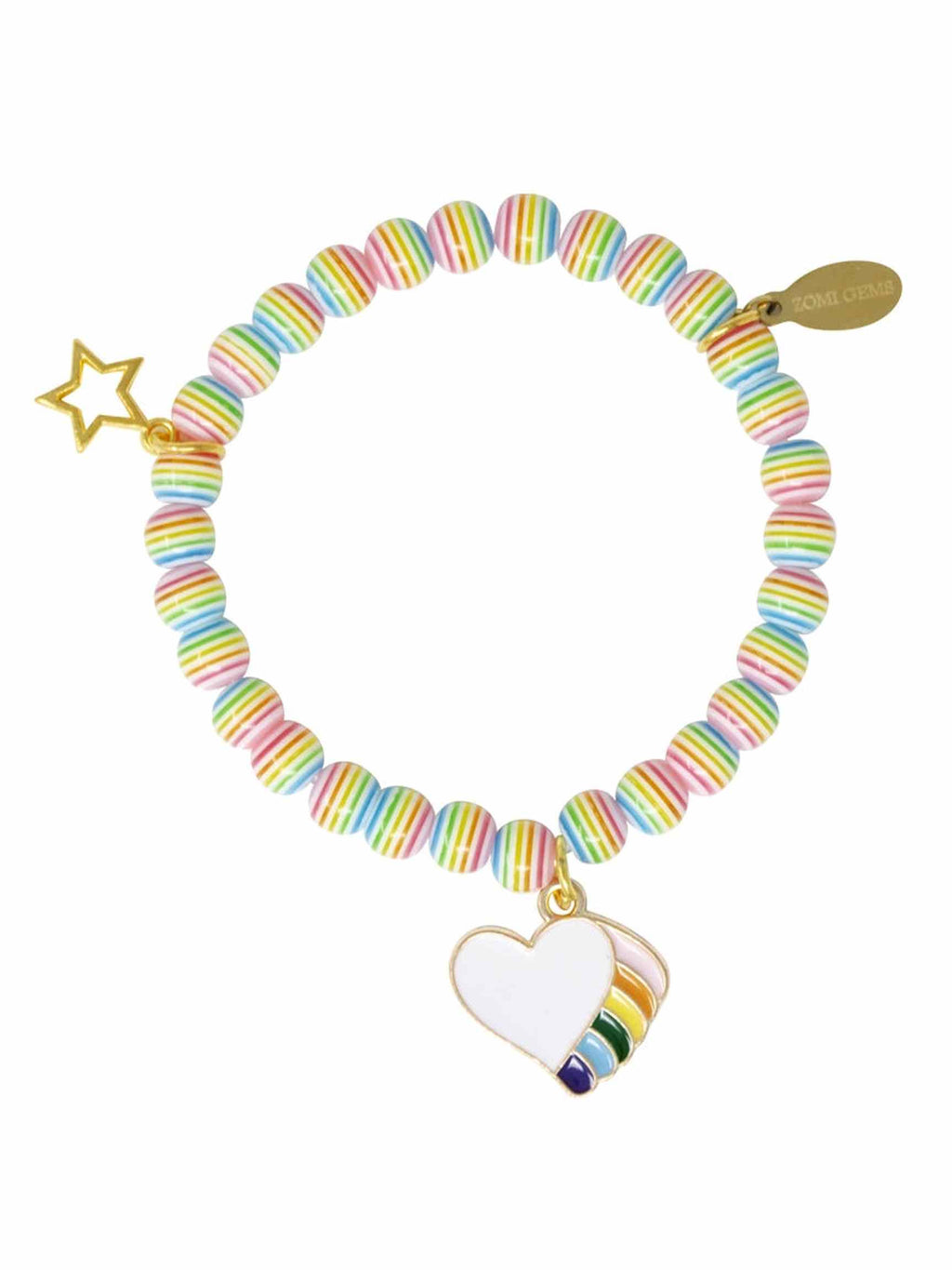 Rainbow Unicorn Bracelet - Posh Tots Children's Boutique