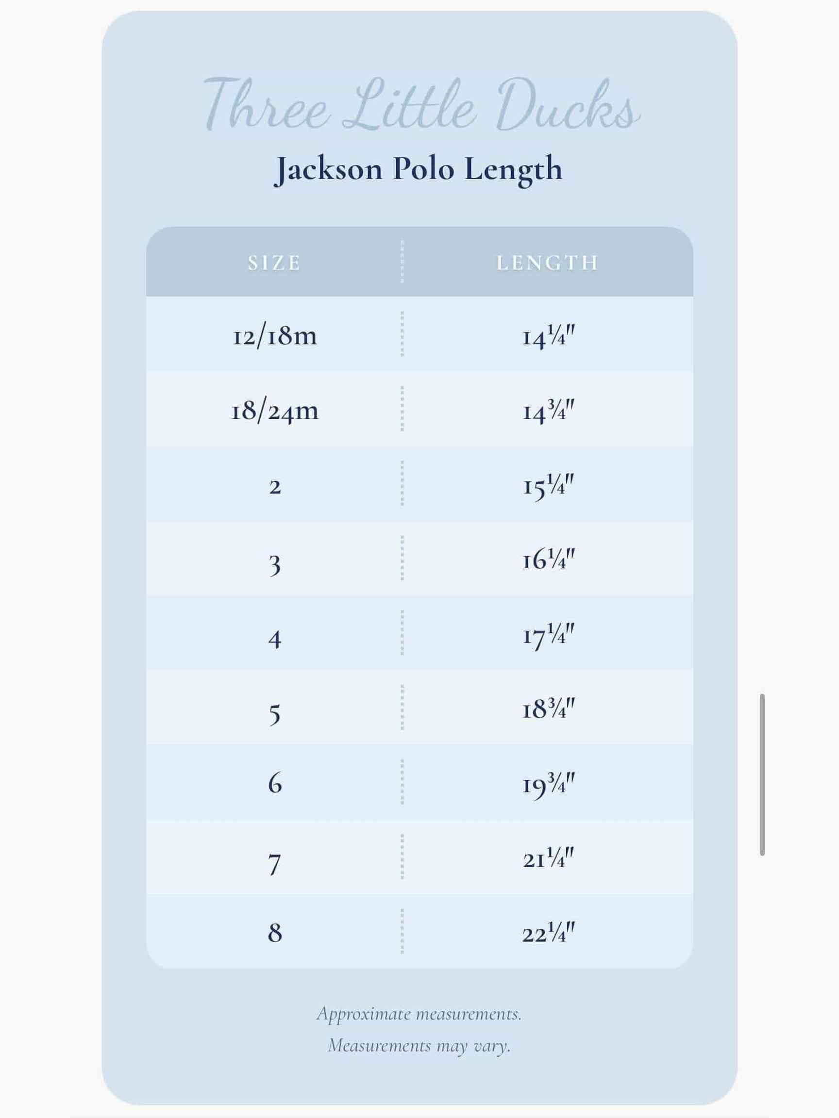 PRE-ORDER Jackson Polo - Game Day Tiger