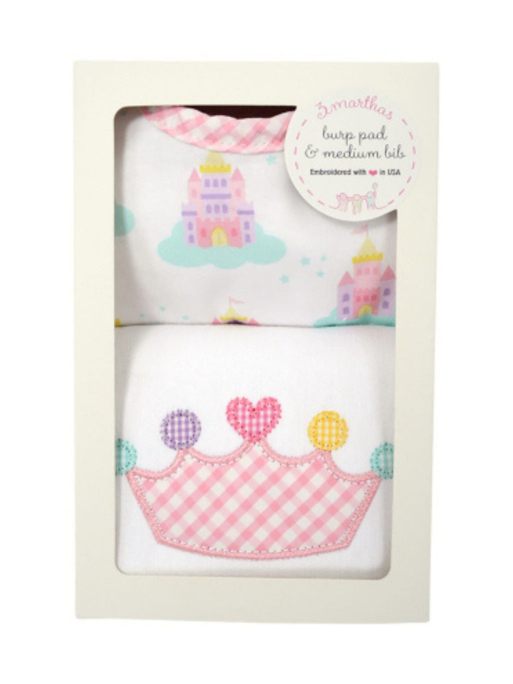 Bib/Burp Box Set - Princess