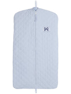 Quilted Luggage - Blue Bow
