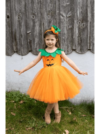 Pumpkin Patch Princess Dress w/Headband