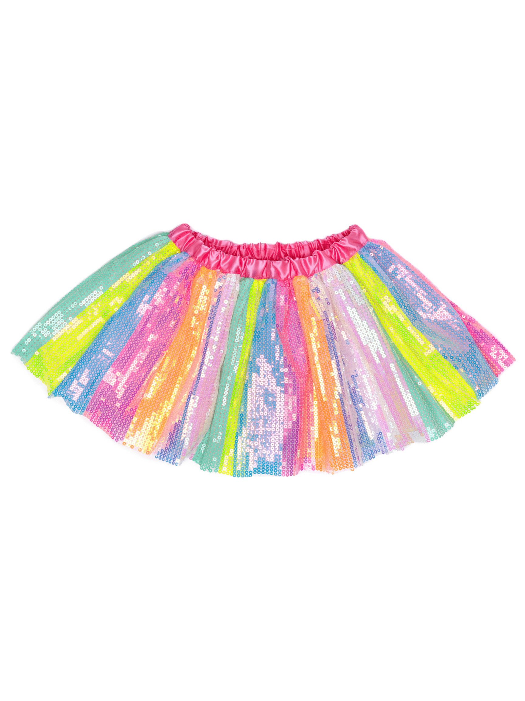 Stripy Sequins Skirt
