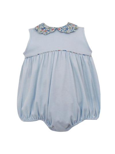 HAZEL Girl's Bubble with Scalloped Collar