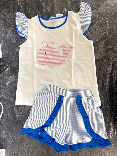 Wendy Whale Shorts Set