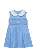 Juliette Smocked at Sea Dress