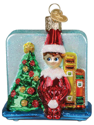 Scout Elf Storytime Ornament