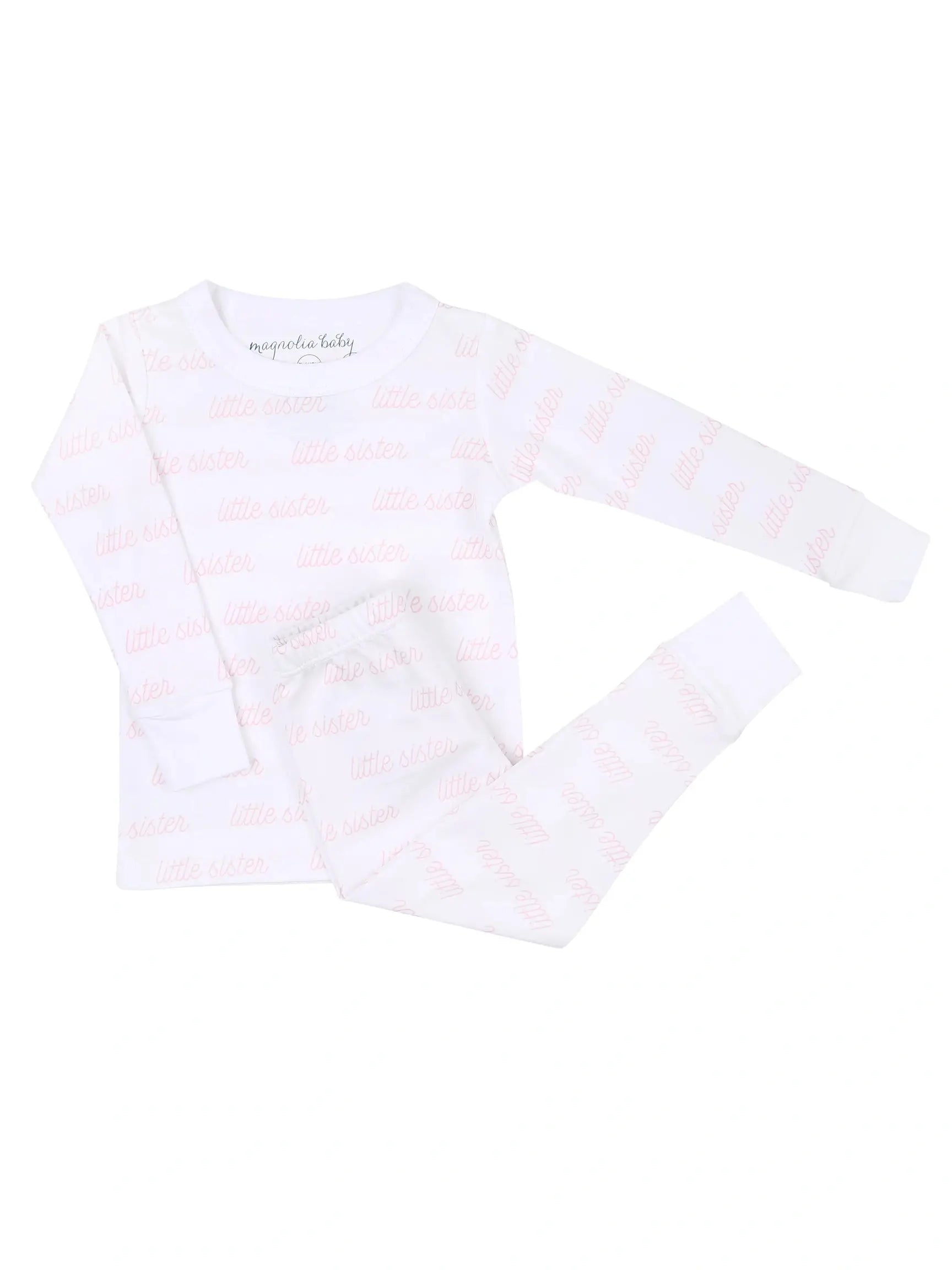 Little Sister Printed Long Pajamas