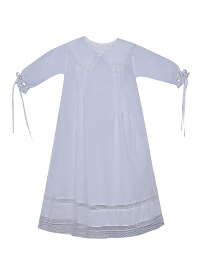 Sage Christening Gown Set - White