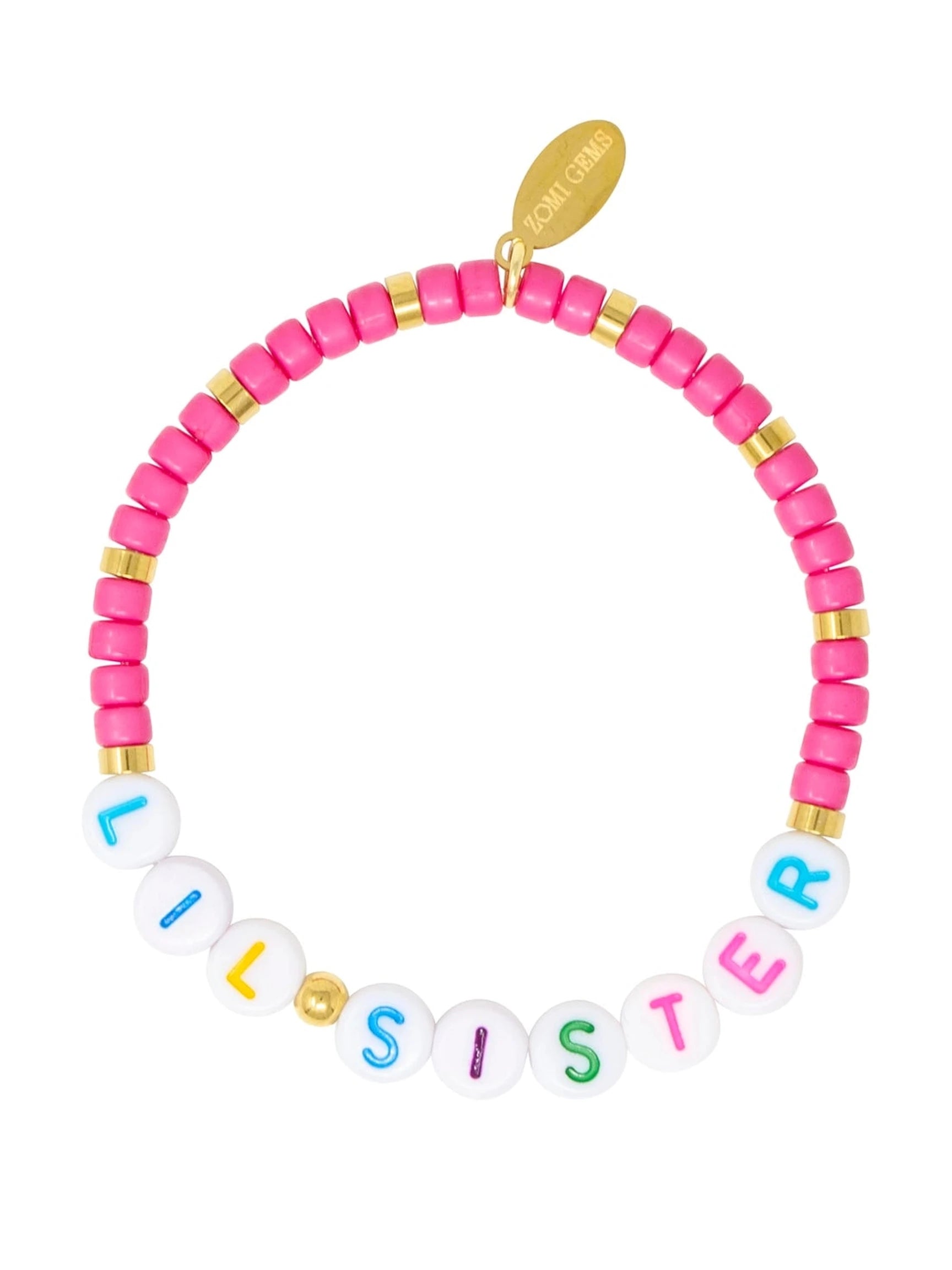 Big Sis/Lil Sis Beaded Bracelet