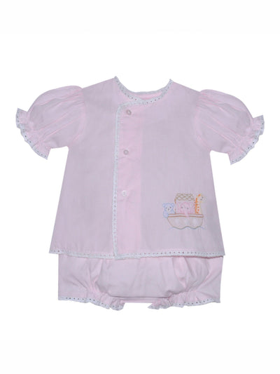 PRE-ORDER Blanche Diaper Set- Pink Noah's Ark