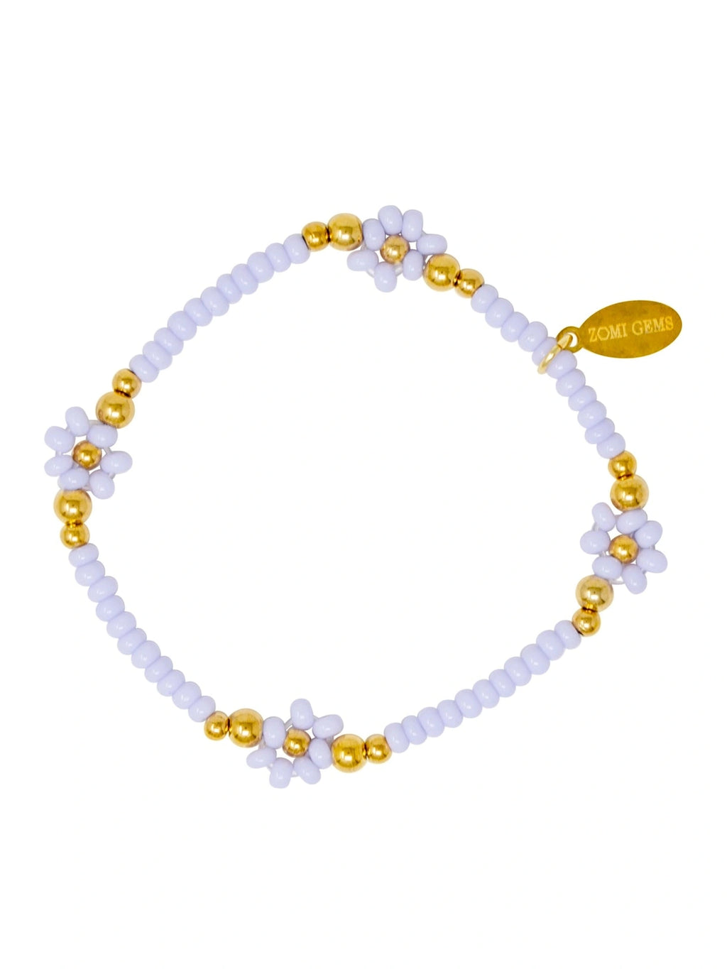 Tiny Daisies & Hearts Bracelet