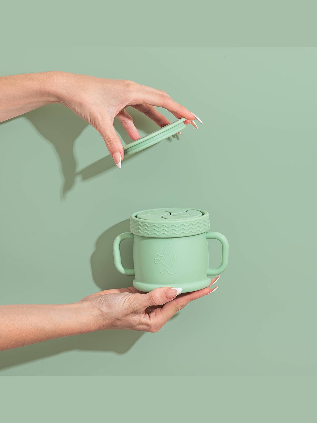 Coastal Cup: Nontoxic Snack Cup With Lid