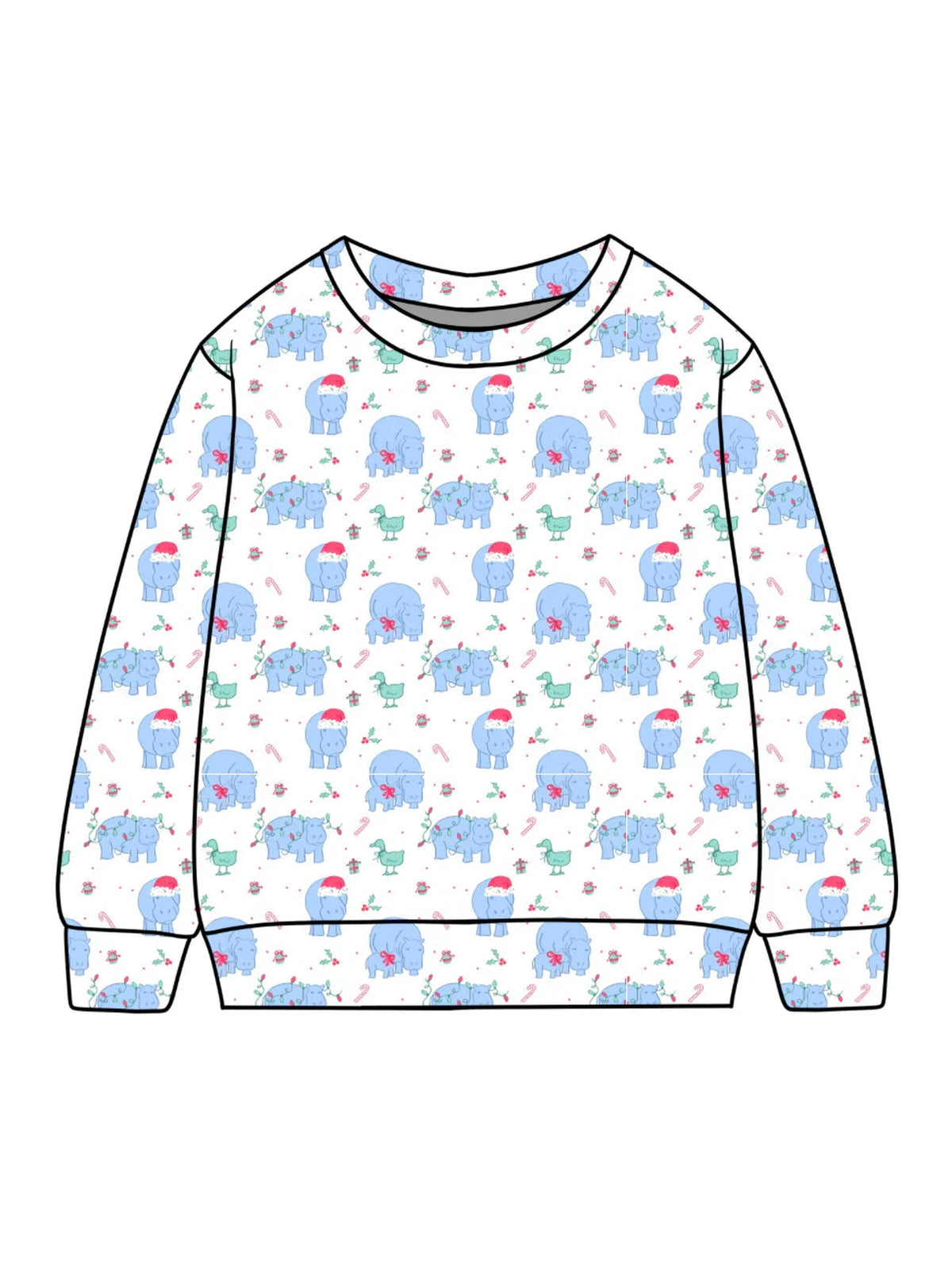 PRE-ORDER Campbell Crewneck - I Want a Hippopotamus for Christmas