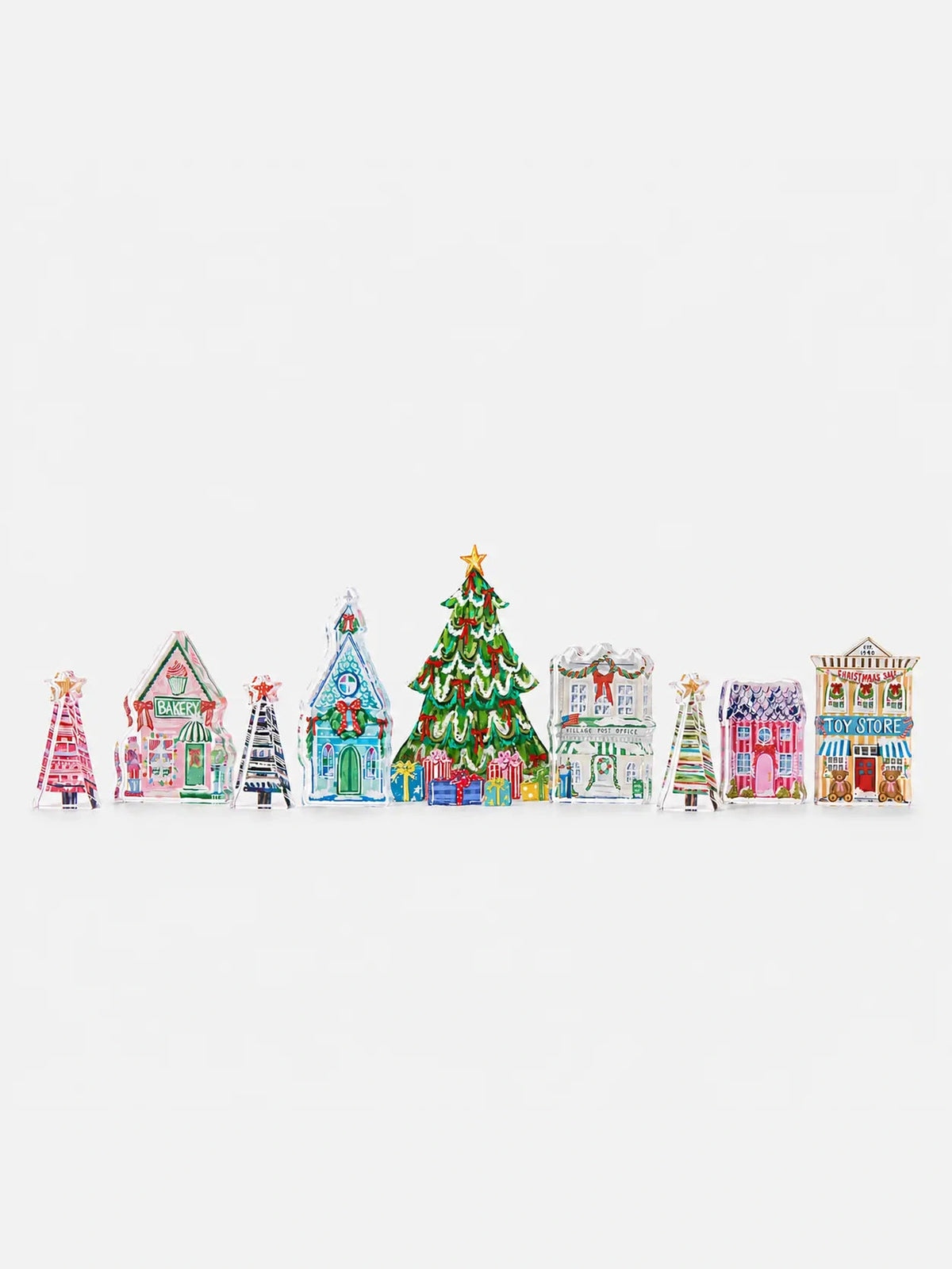The Mini Christmas Village Set