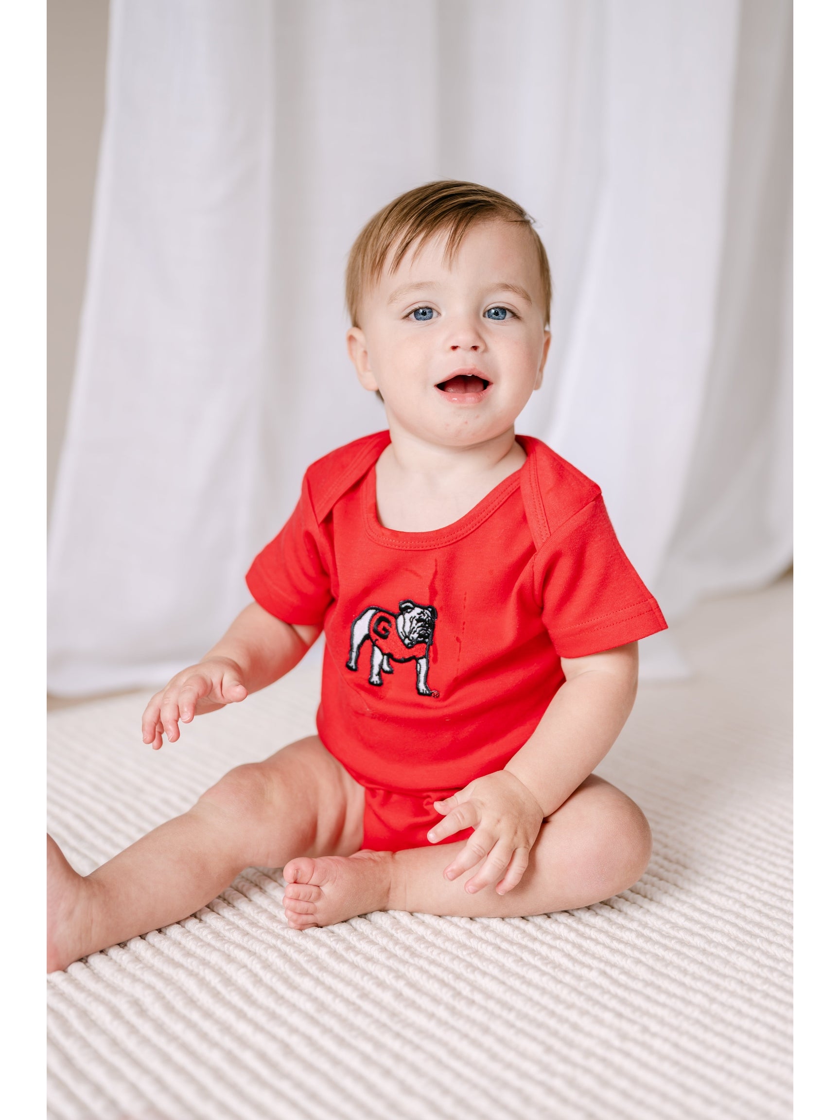 Georgia Red Onesie