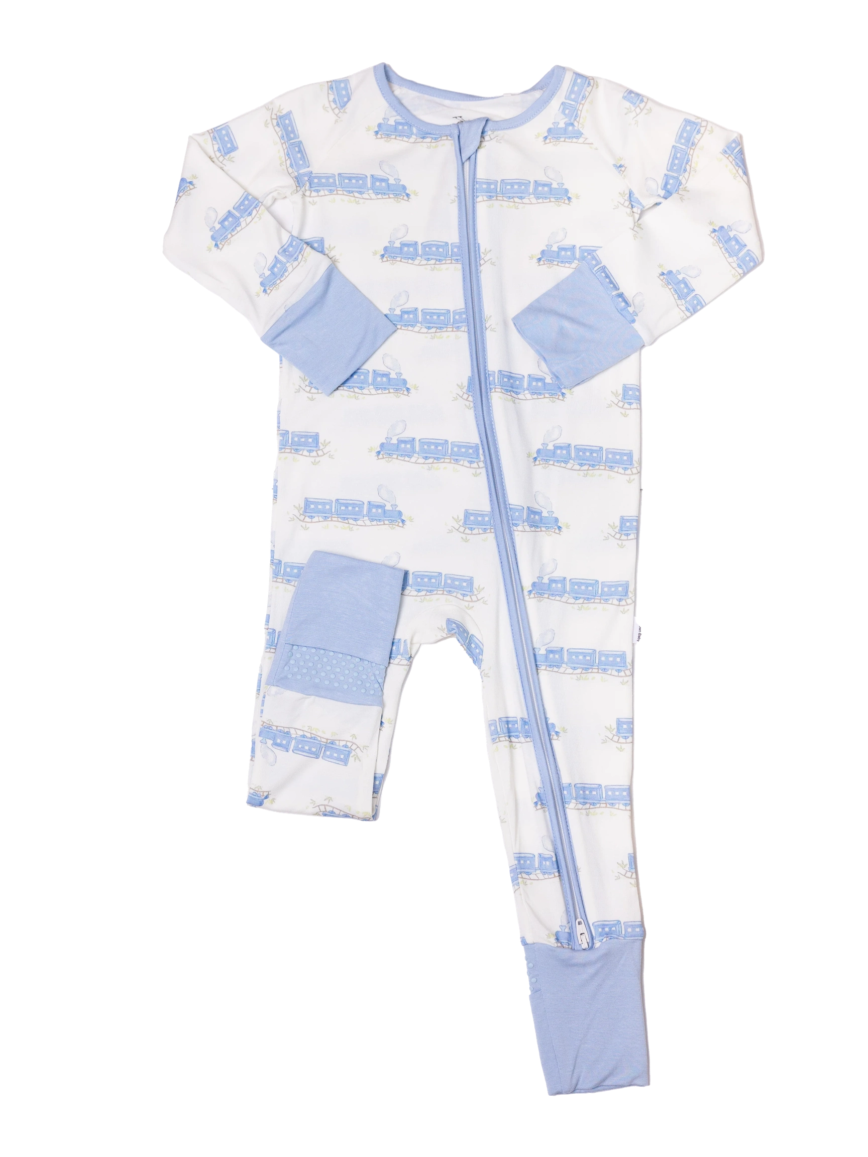 Train - Sleep Romper Zip