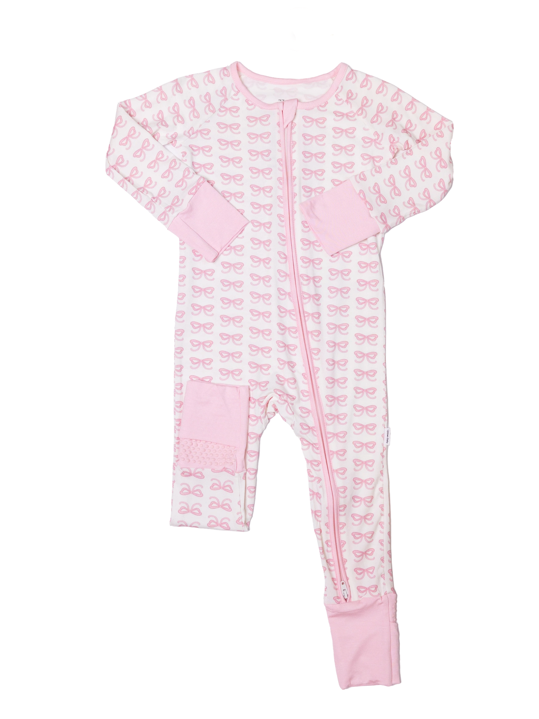 Bow - Sleep Romper Zip