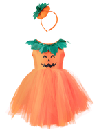 Pumpkin Patch Princess Dress w/Headband