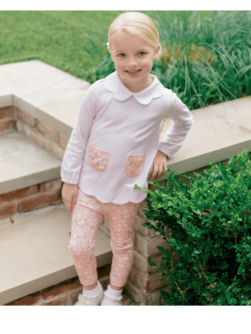 PRE-ORDER Pink Petal Tunic Set