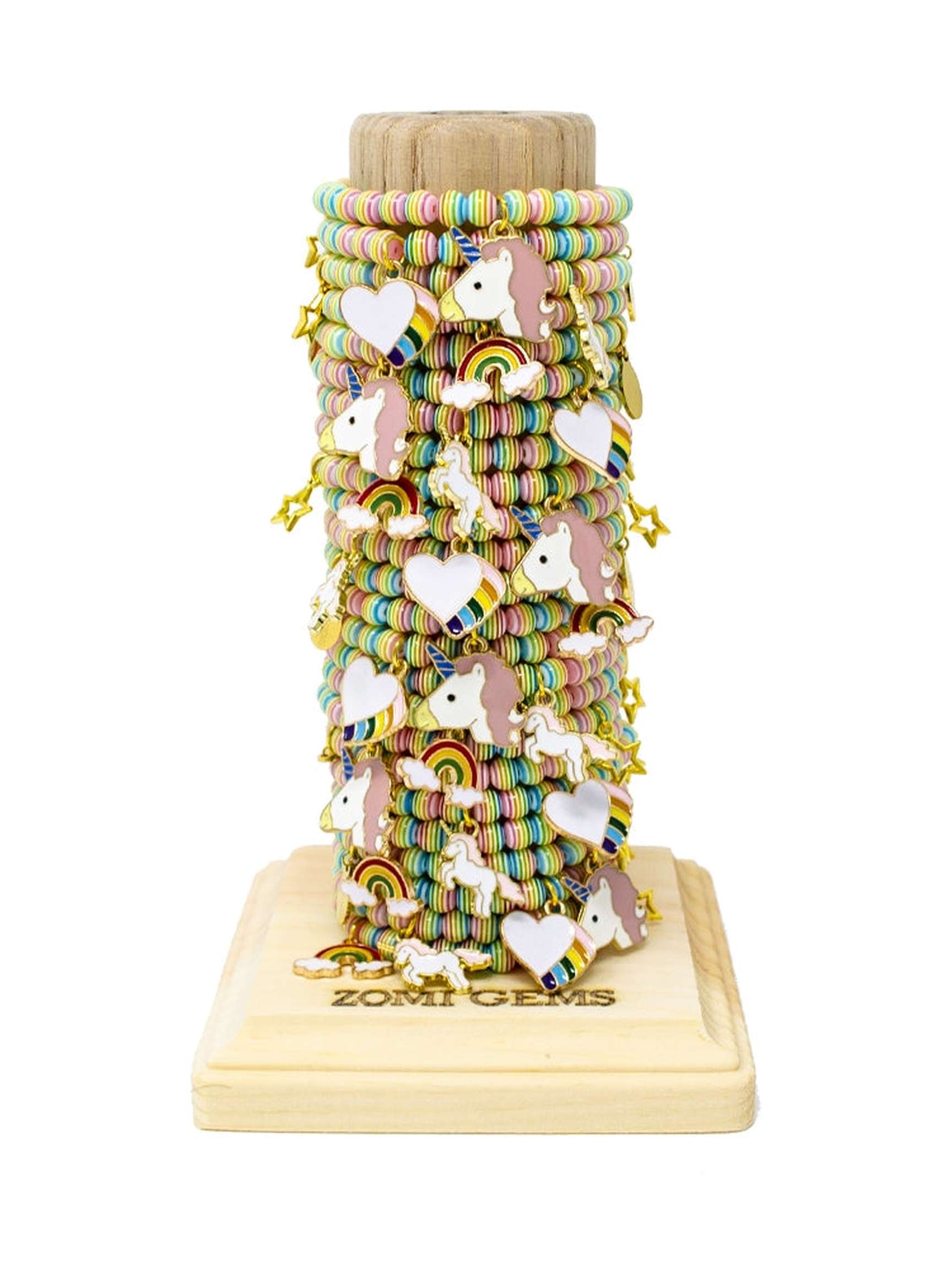 Rainbow Unicorn Bracelet - Posh Tots Children's Boutique