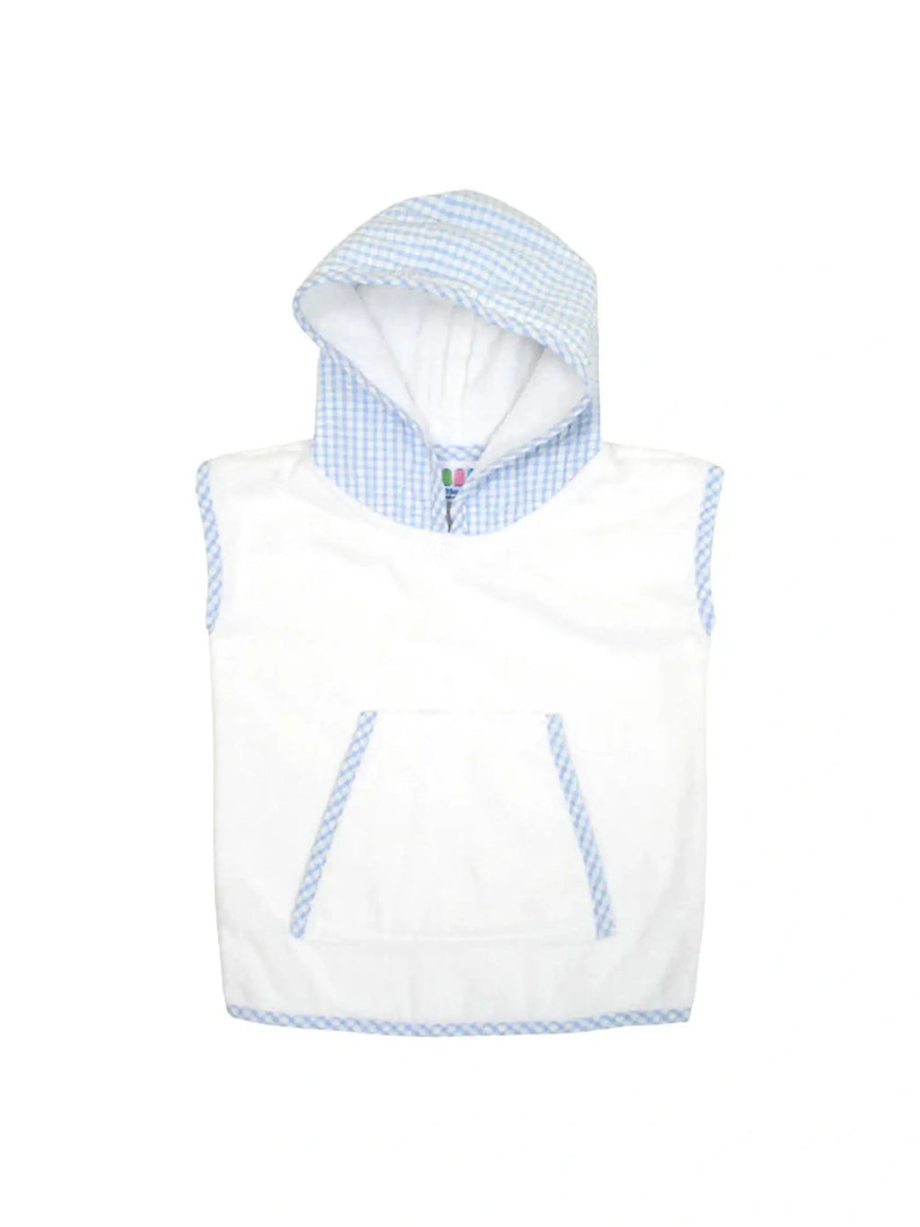Gingham Check Terry Cover Up
