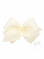 Organza Overlay Grosgrain Hair Bow