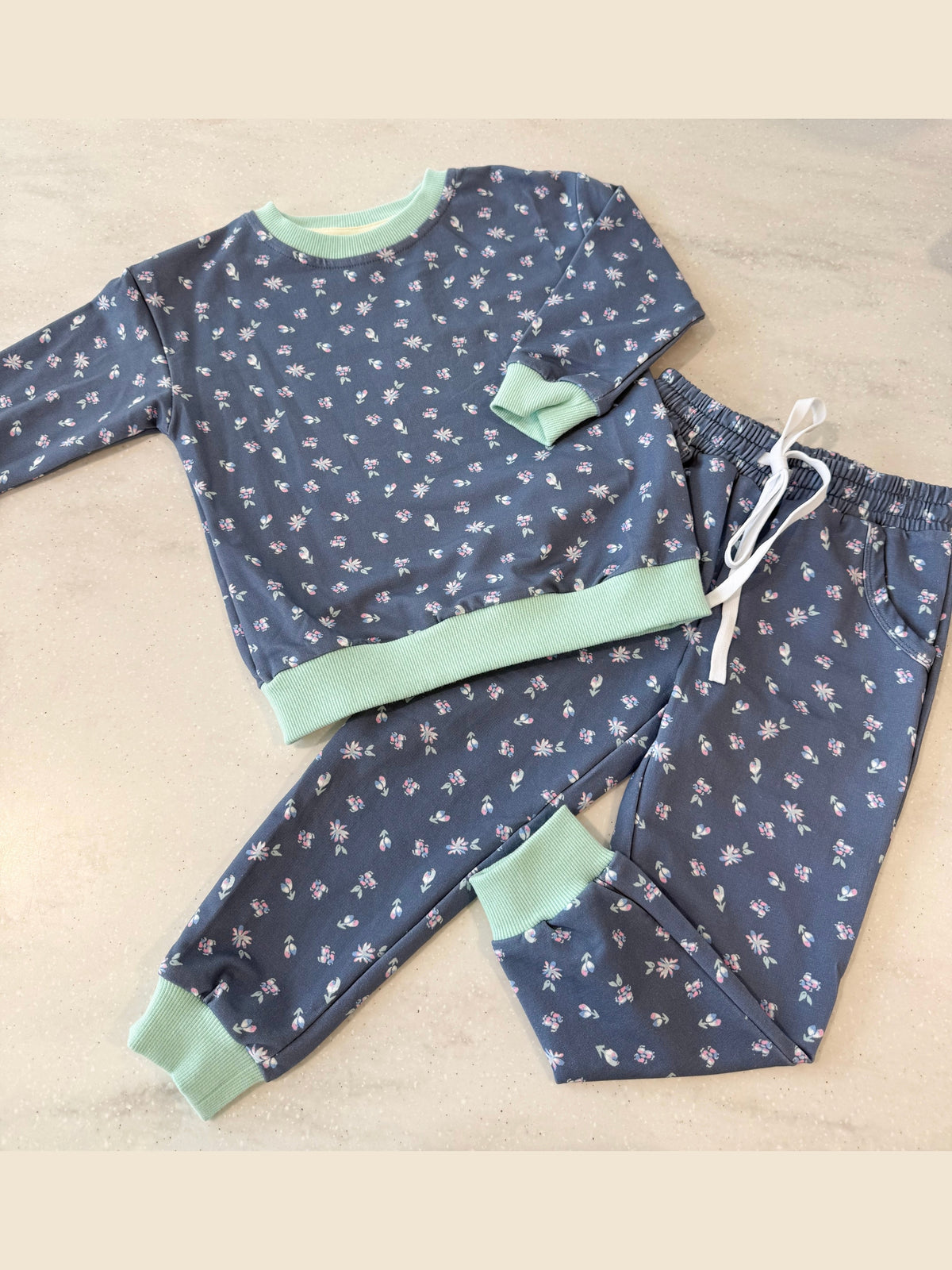 Dusty Blue Jogger Set