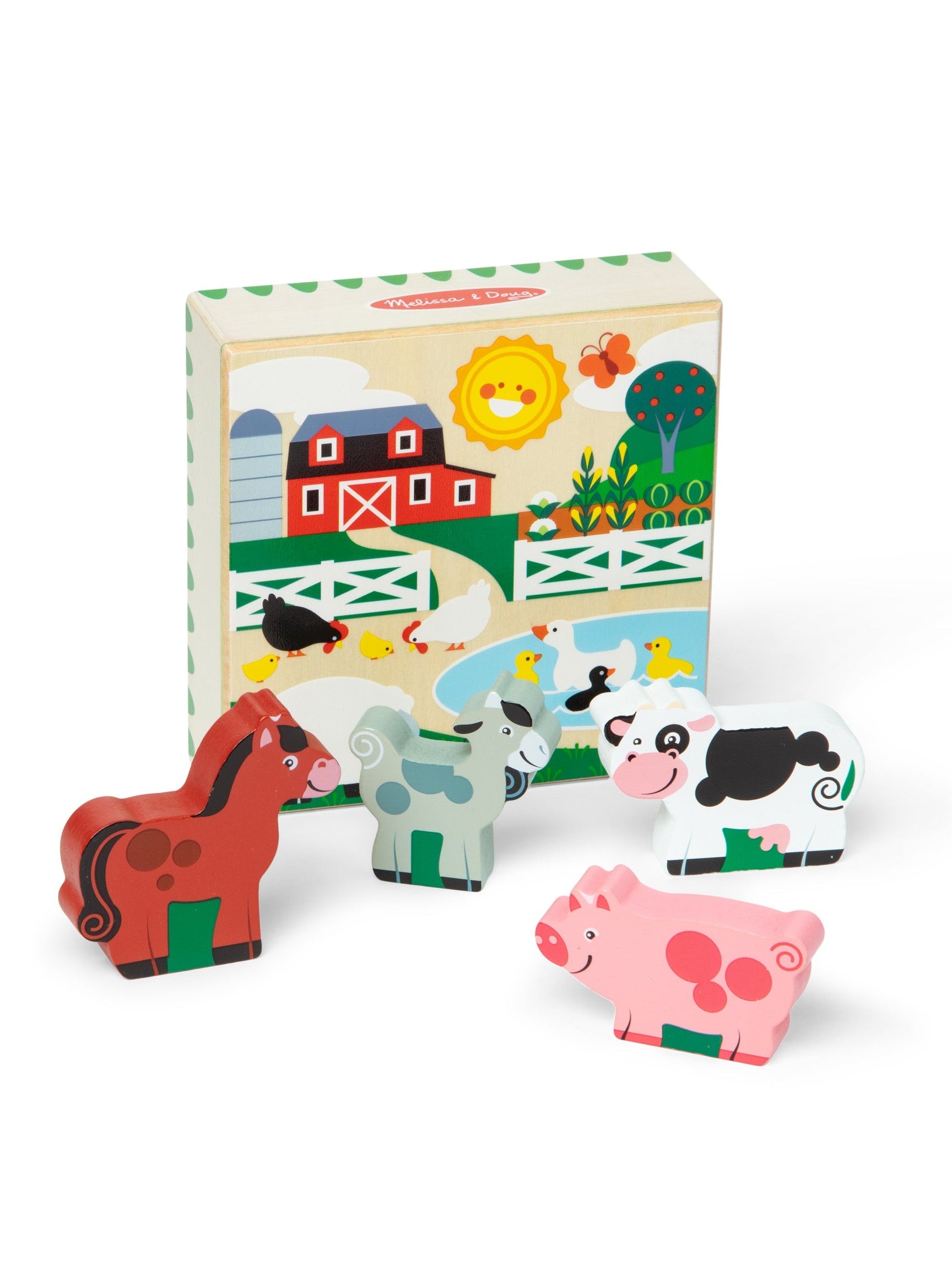 Wooden Animal Matching Farm