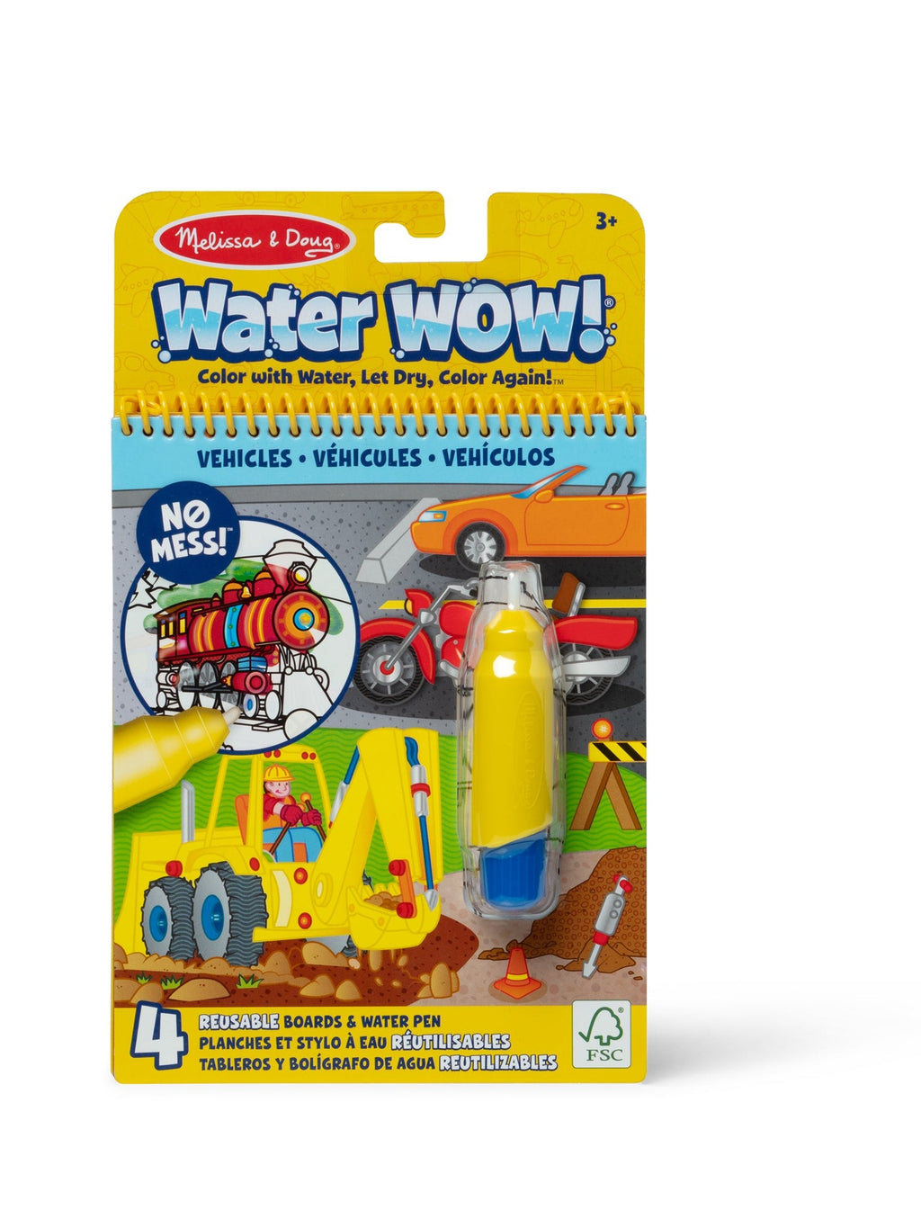 Water Wow! Vehicles - On the Go Travel Activity