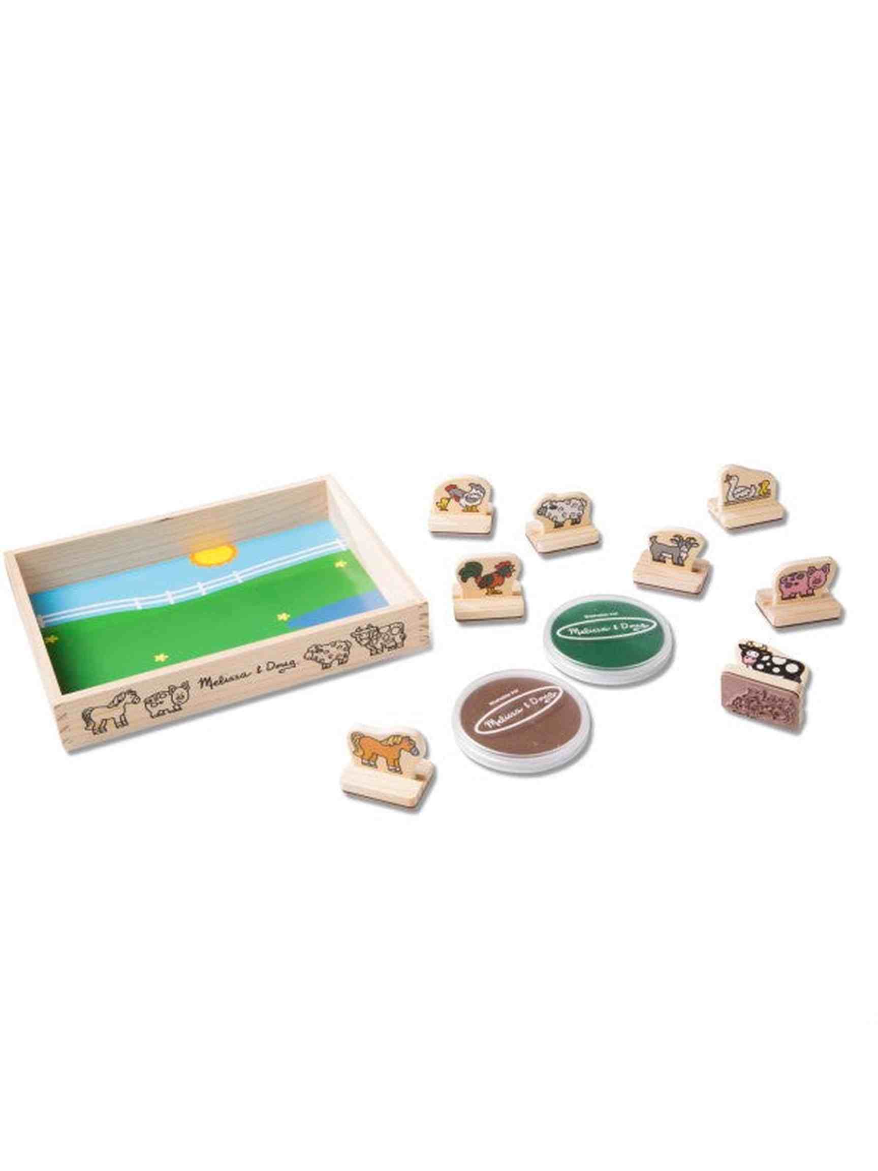 My First Wooden Stamp Set - Farm Animals