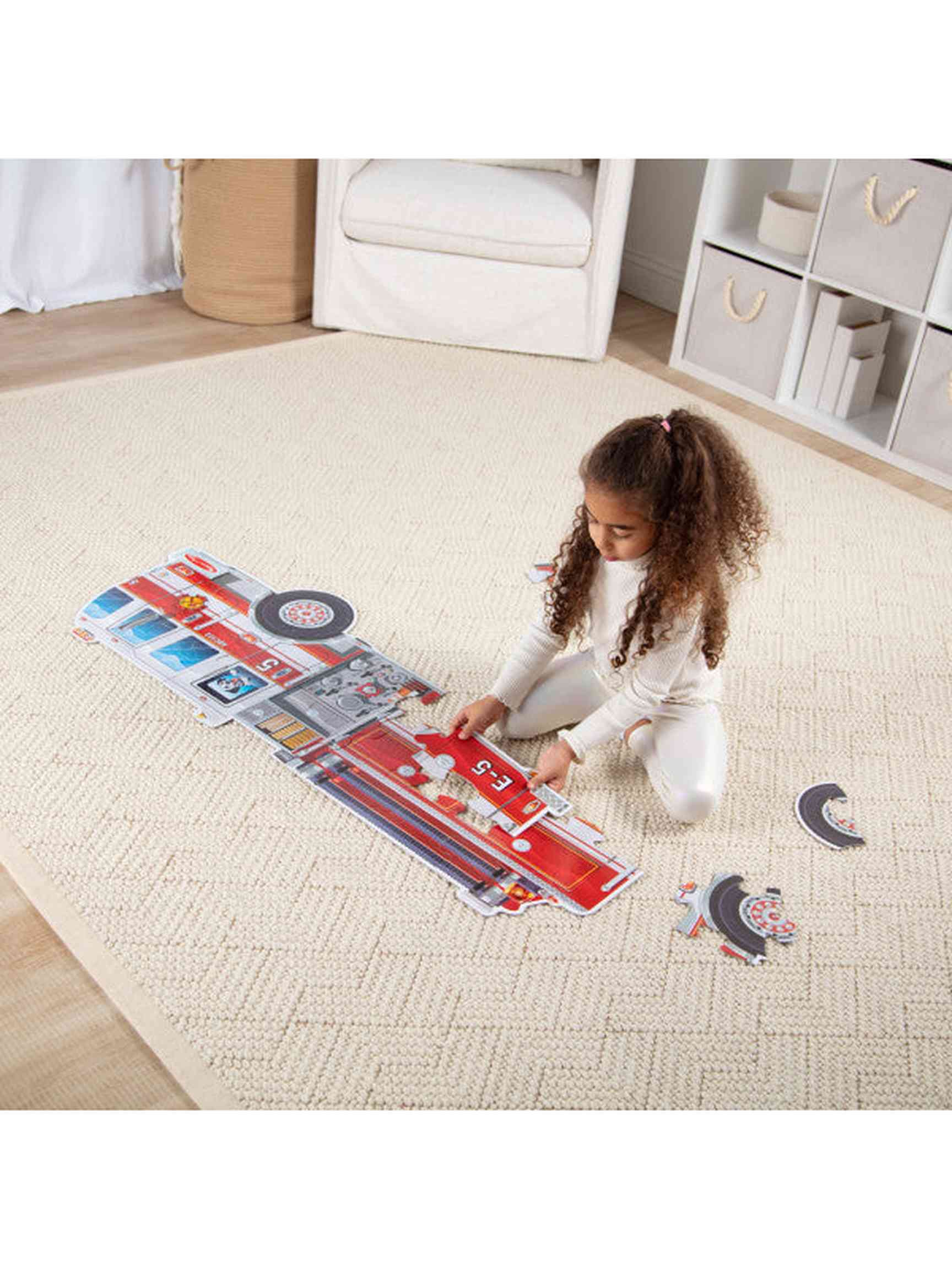 Giant Firetruck 24pc Floor Puzzle