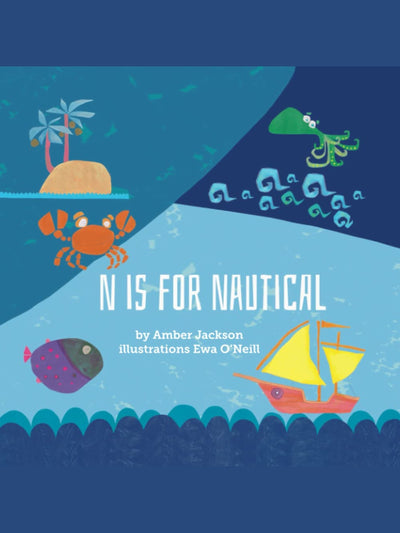 N is for Nautical Paperback Book - Posh Tots Children's Boutique