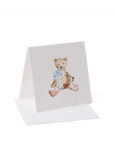 Teddy Bear with Bow Enclosure Card