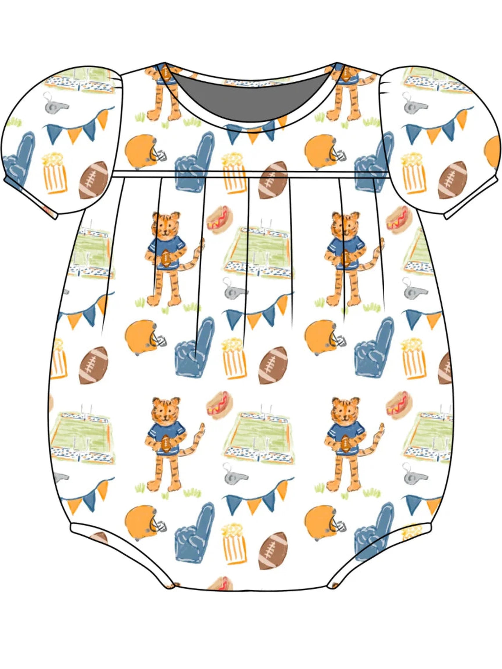 PRE-ORDER Abigail Bubble- Game Day Tiger