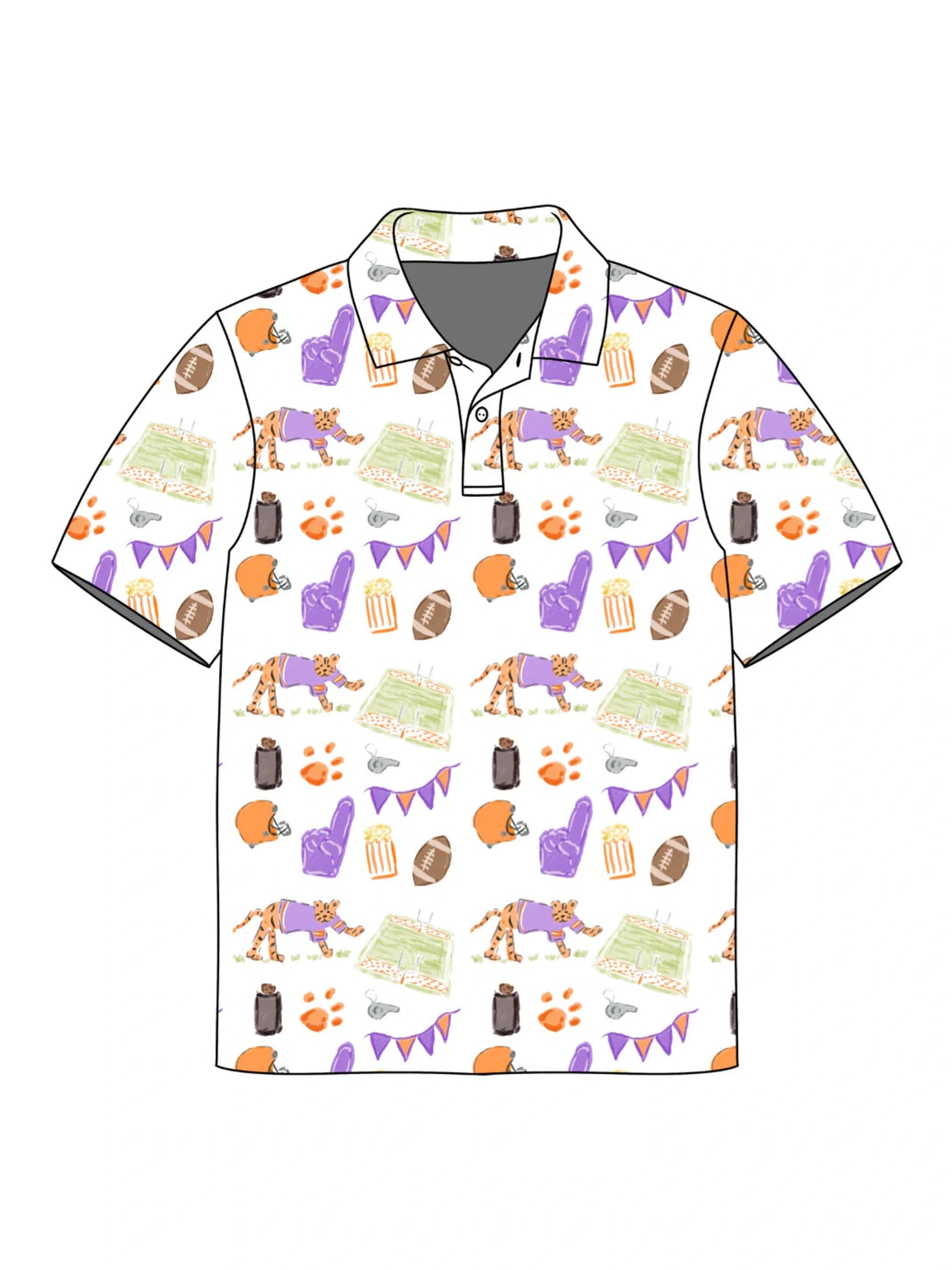 PRE-ORDER Jackson Polo - Game Day Tiger Paws