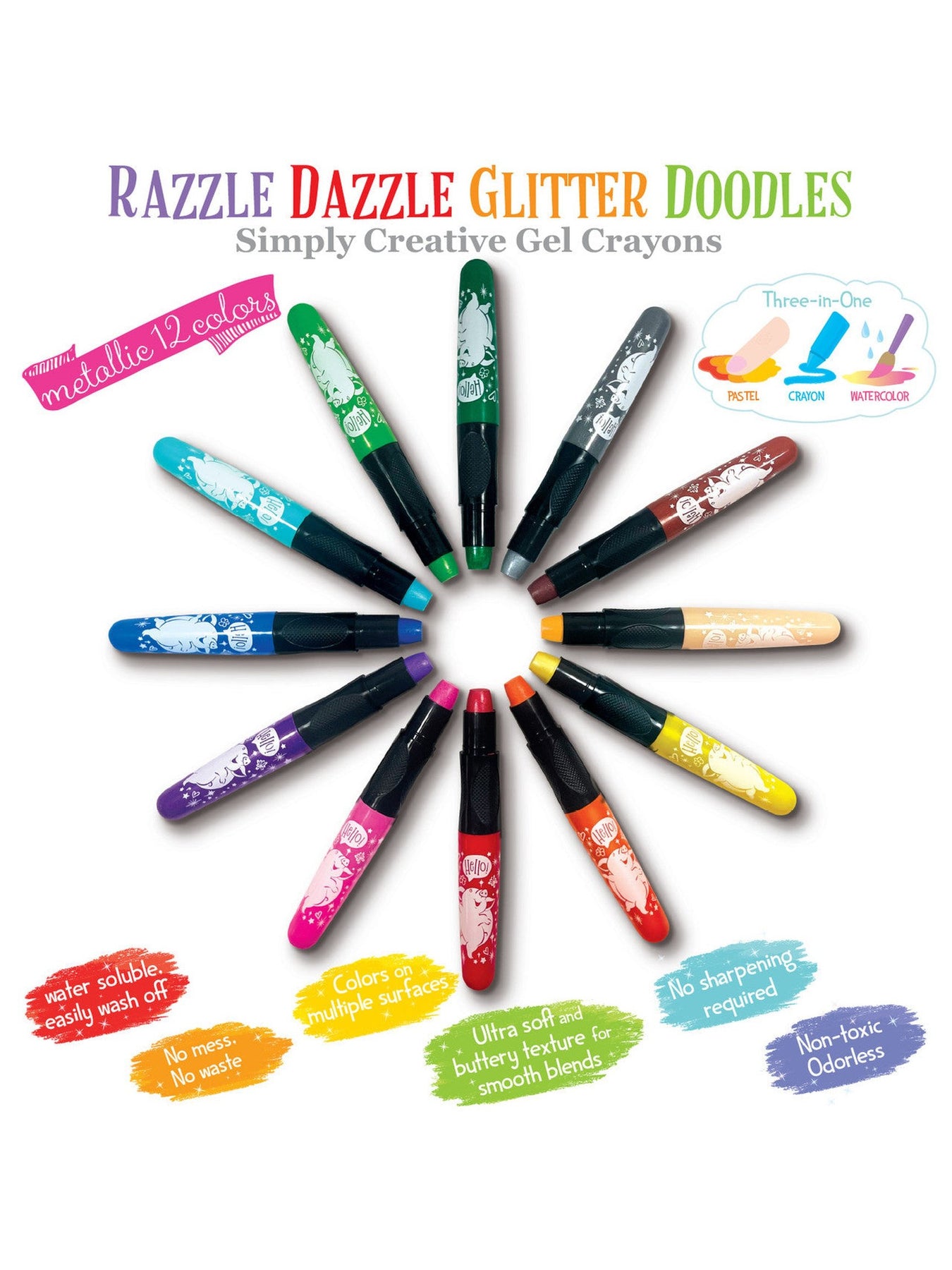 Glitter Pen, Razzle Dazzle, Floating Glitter Pens, Glitter Pens